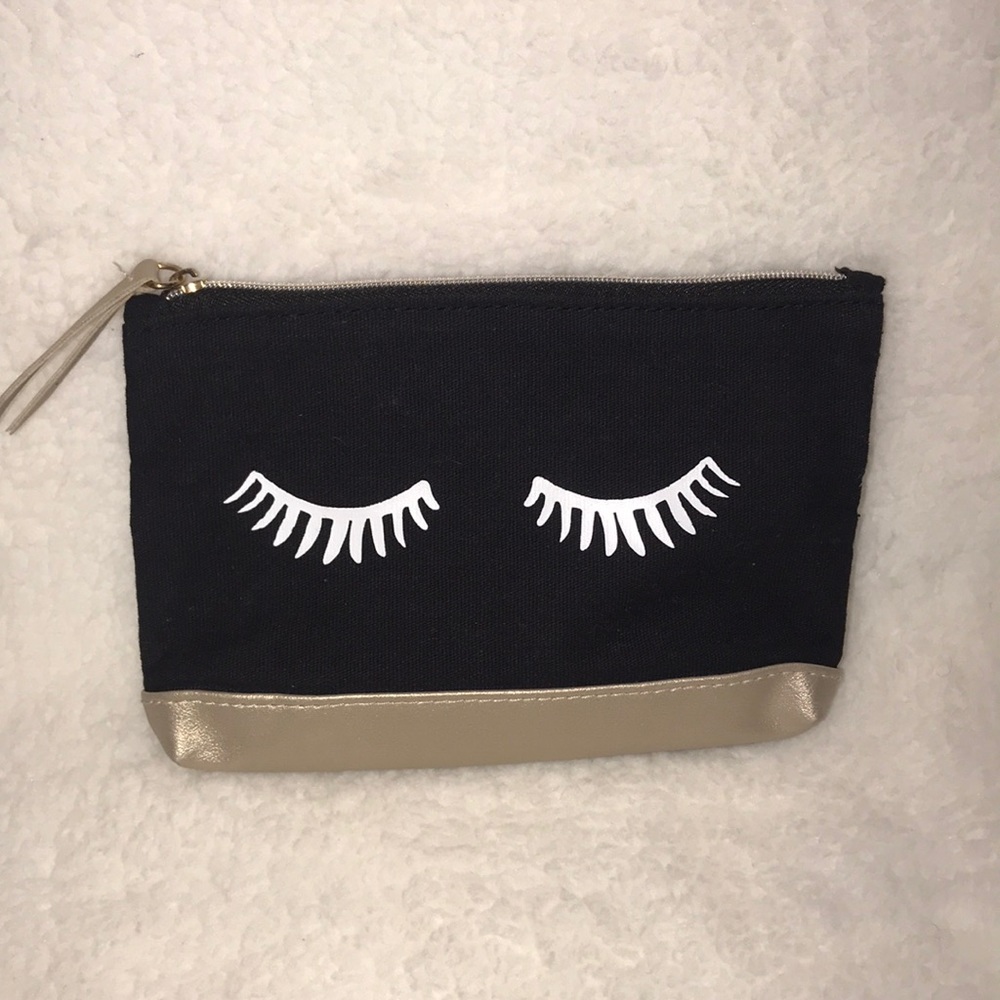 Black makeup bag/clutch